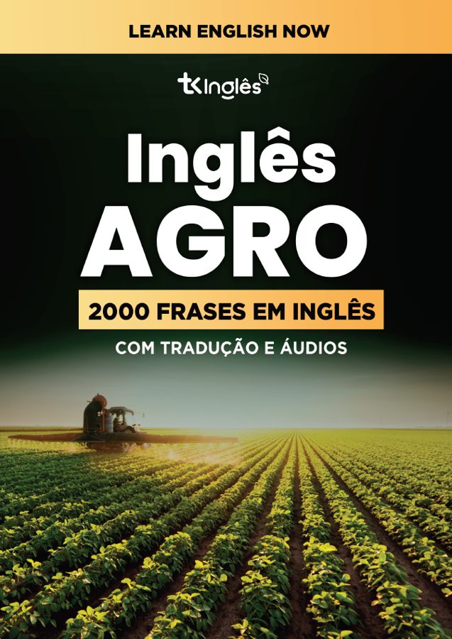 Capa do livro Inglês Agro: 2000 frases em inglês